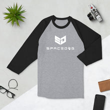 Load image into Gallery viewer, The Spacedog logo - 3/4 sleeve raglan shirt
