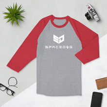 Load image into Gallery viewer, The Spacedog logo - 3/4 sleeve raglan shirt