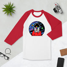 Load image into Gallery viewer, 3/4 sleeve raglan shirt