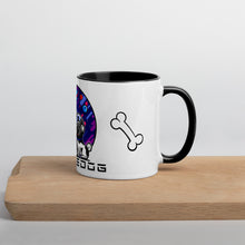 Load image into Gallery viewer, Spacedog V2 Mug with Color Inside