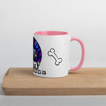 Load image into Gallery viewer, Spacedog V2 Mug with Color Inside