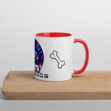 Load image into Gallery viewer, Spacedog V2 Mug with Color Inside