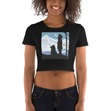 Load image into Gallery viewer, Let It Snow - V6 | Women’s Crop Tee