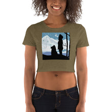 Load image into Gallery viewer, Let It Snow - V6 | Women’s Crop Tee