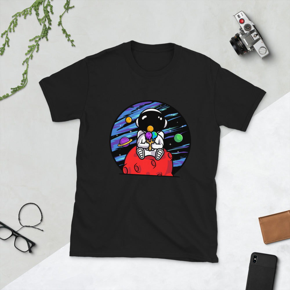Spacedog Ice Cream v1 Short-Sleeve Unisex T-Shirt